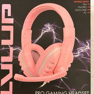 Lulup Pro Game Headset with foldable Mic